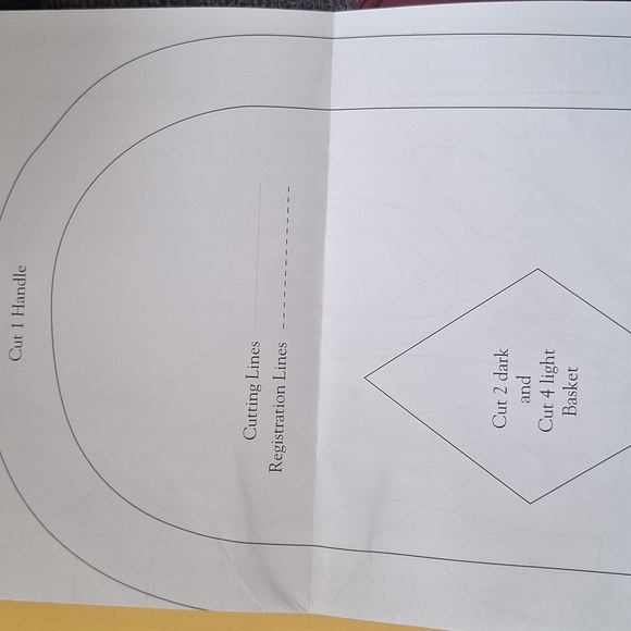 Wild Thymes Pattern Co Original Wool Heirloom Creation "Tulip Basket" 16"×24" - Picture 7 of 8